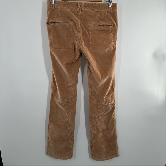Free People Hit Back Slim Flare Corduroy Amber Pants - Picture 9 of 13